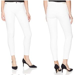 AG The Legging Super Skinny White Jeans size 31